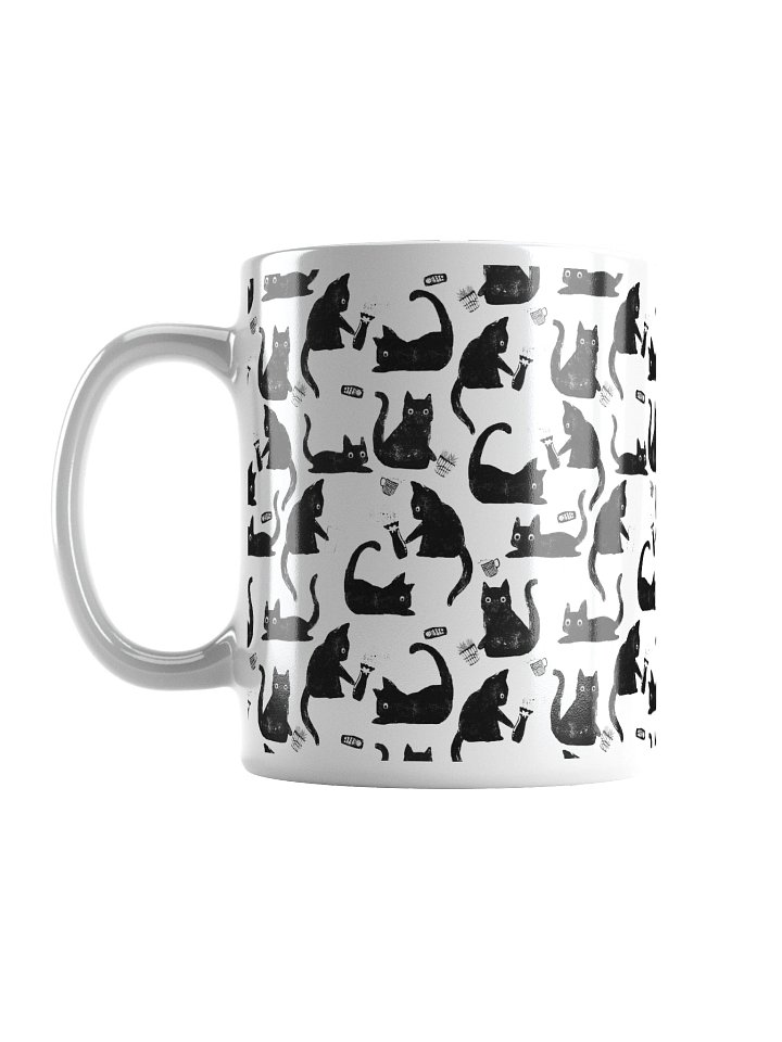 Bad Cats Knocking Stuff Over Coffee Mug product image (2)