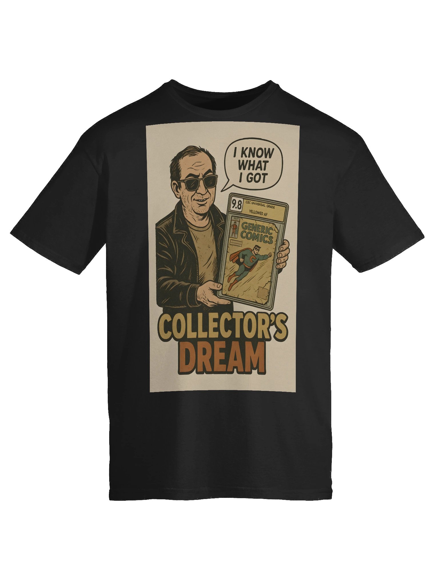 I Know What I Got T-Shirt | 9.8 Yellowed AF Comic Parody Tee | Vintage Comic Collector Humor product image (9)