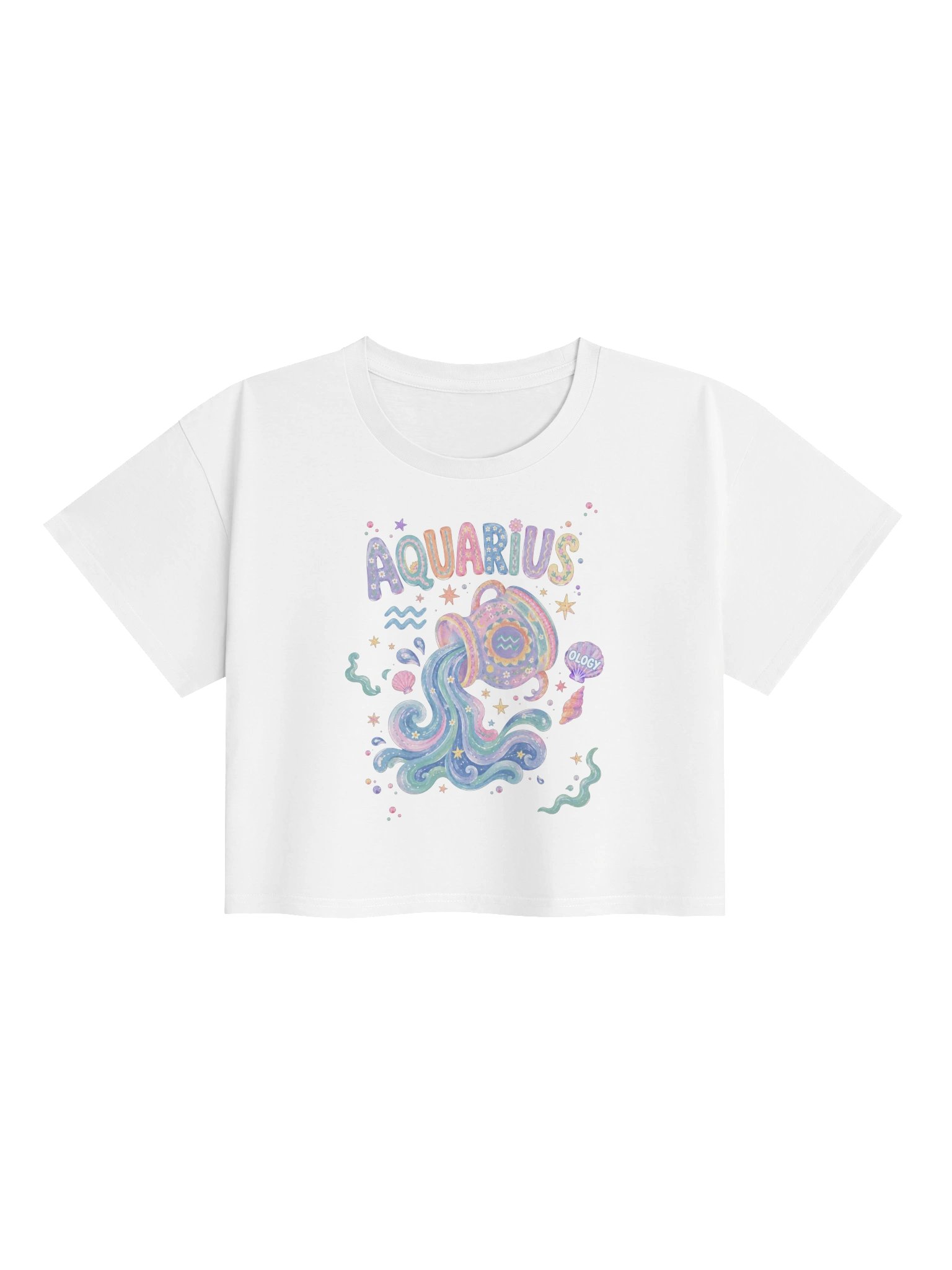 Aquarius Astro Pop Crop Top product image (2)