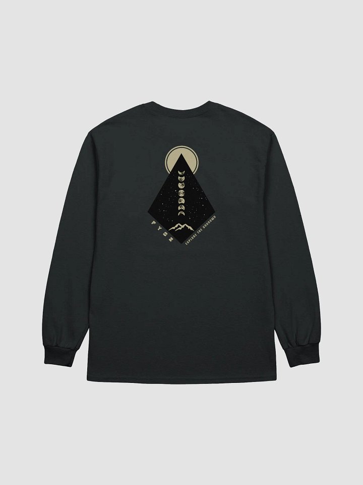 Moon Phase cotton Long Sleeve graphic t-shirt product image (2)