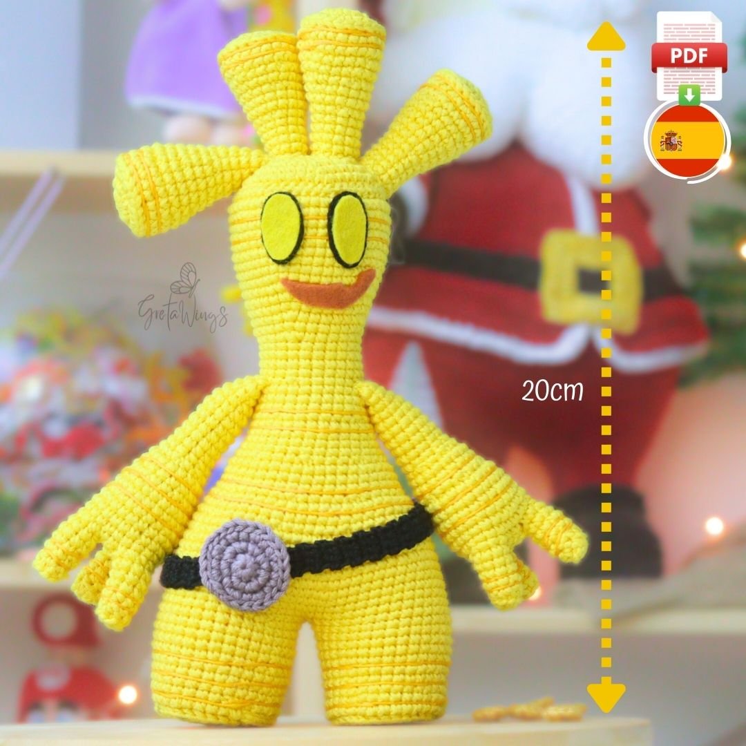 Patrón de crochet para crear un Pokémon Gholdengo en amigurumi (Descarga digital) product image (1)
