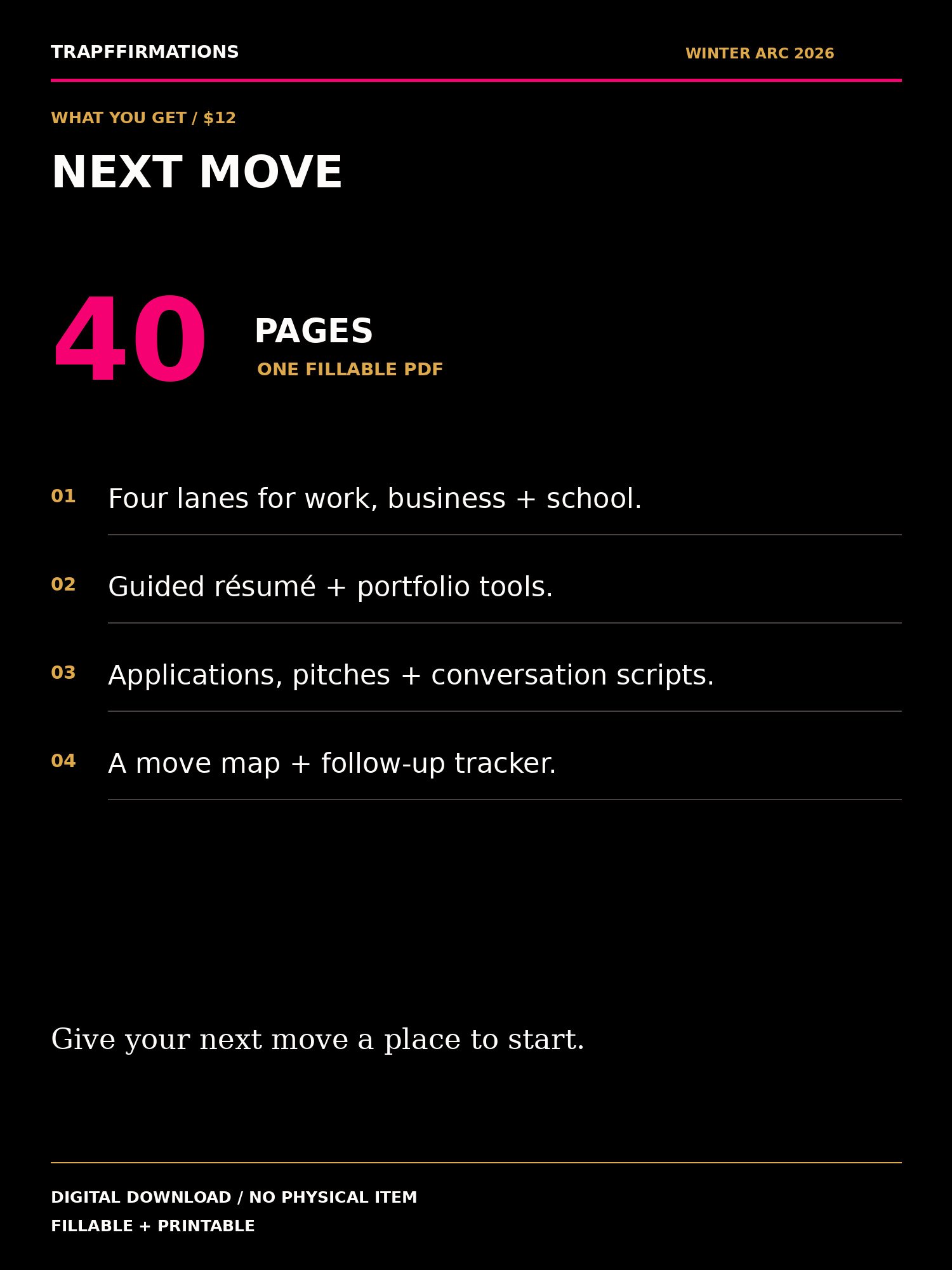 NEXT MOVE | Winter Arc 2026 Arc Pack product image (3)