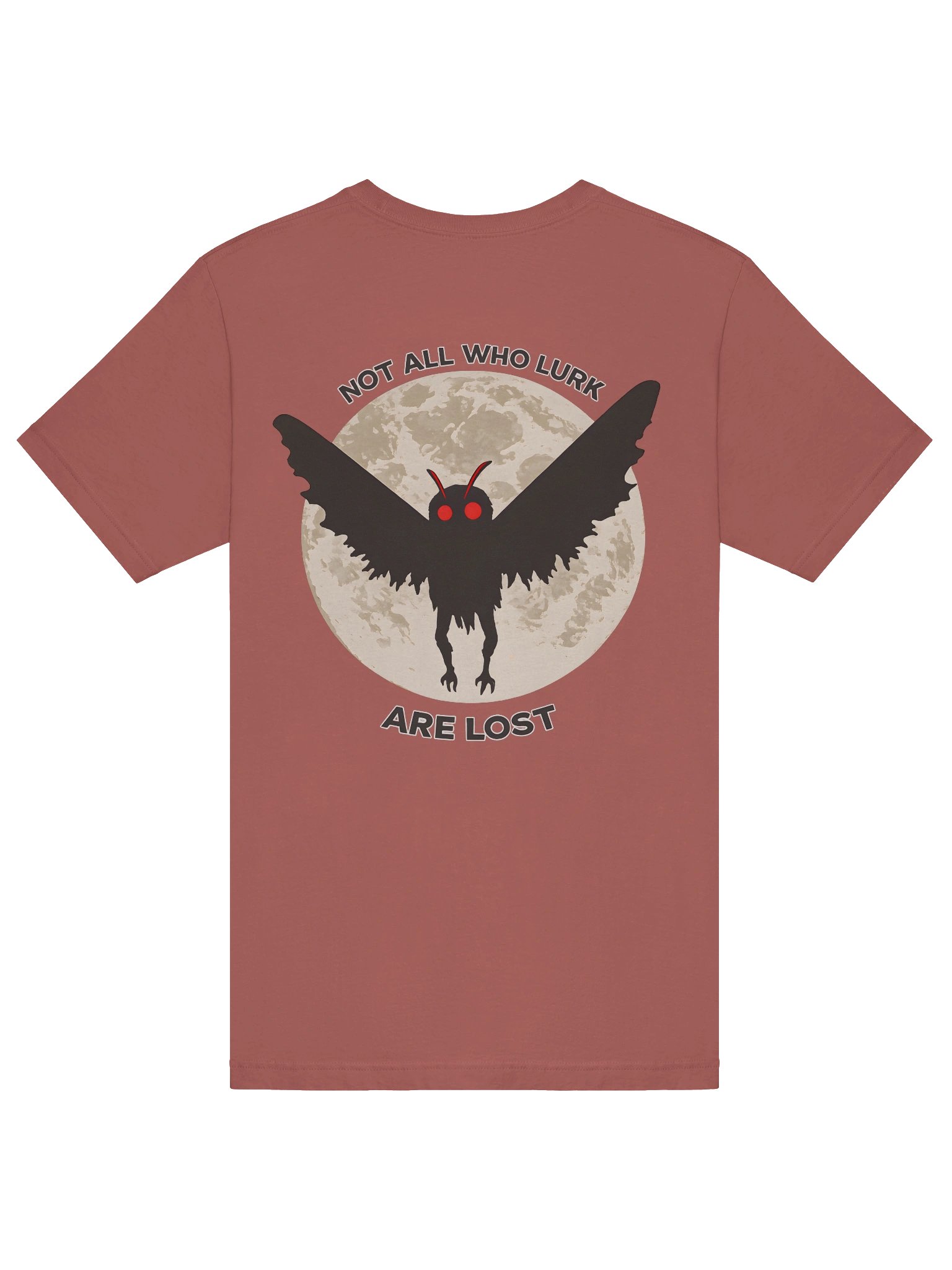 MOTHMAN LURKER W/ FRONT LOGO SUPER SOFT T-SHIRT (HEATHERED COLORS PT.2) product image (6)