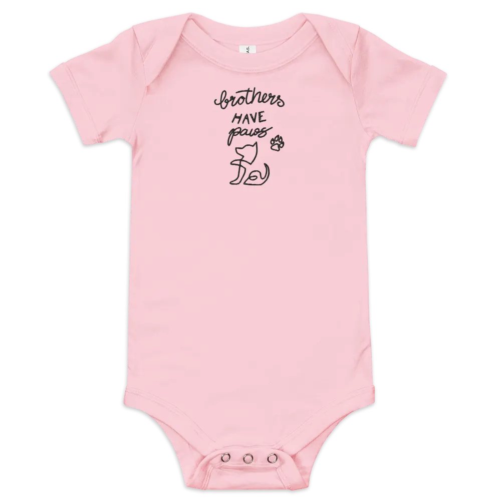 Brothers have paws • Baby Onesie product image (1)