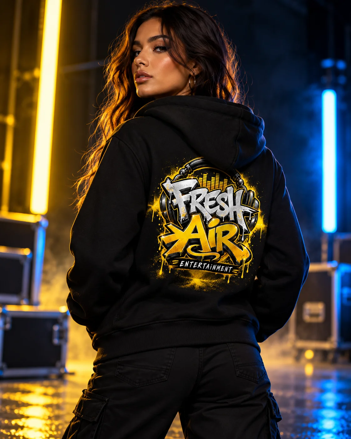 Fresh Air Entertainment Zip Up Hoodie product image (2)