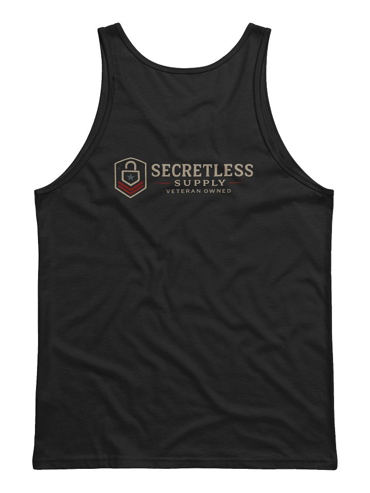Red, white, and redacted 4th of July Tank top product image (2)