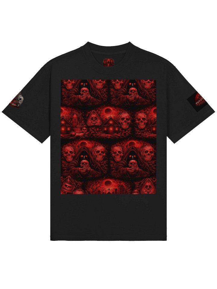 DeepTones Paranormal Haunted House Oversized Tee product image (1)