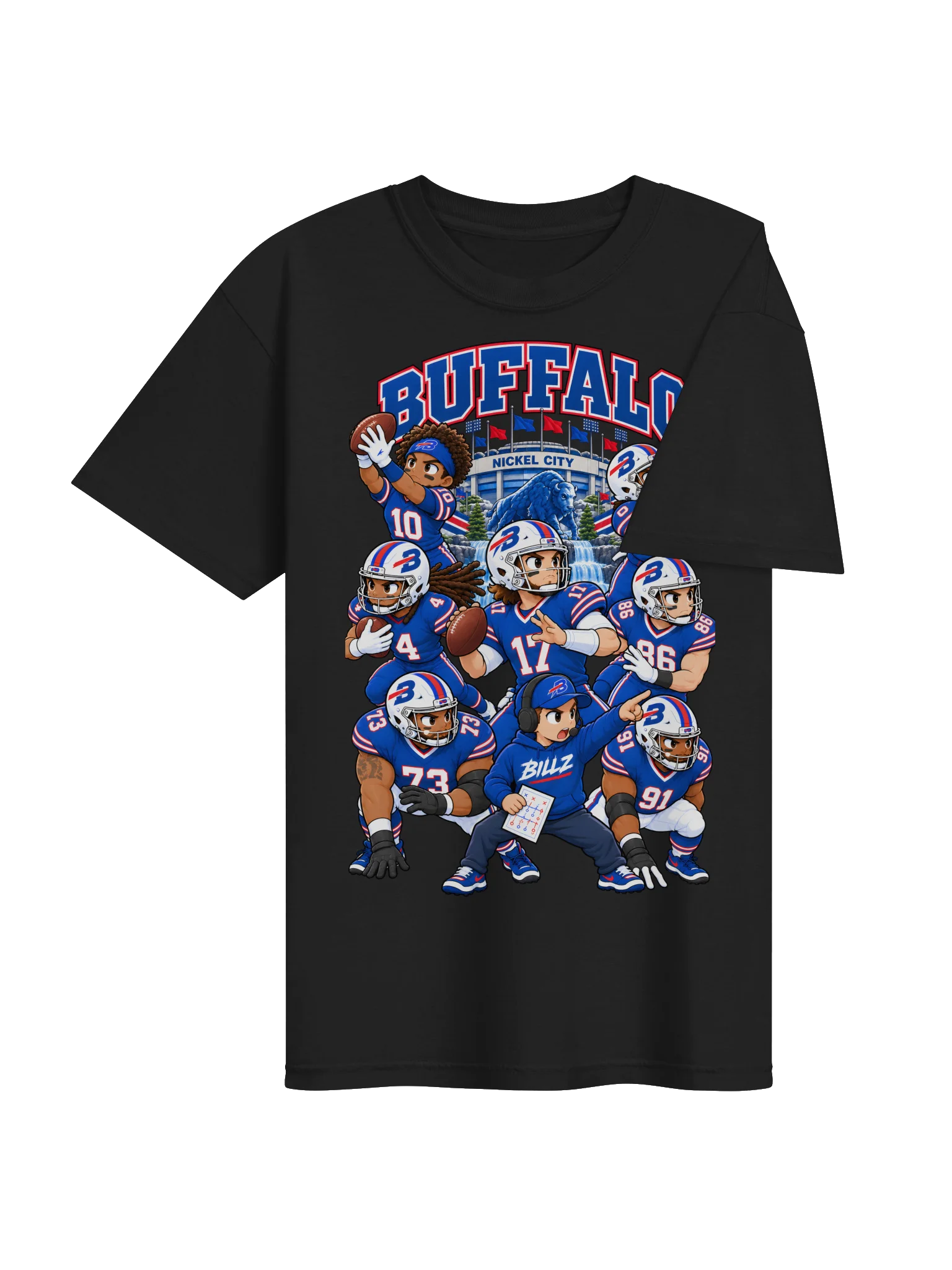 Buffalo Football Animated Player T-Shirt product image (15)