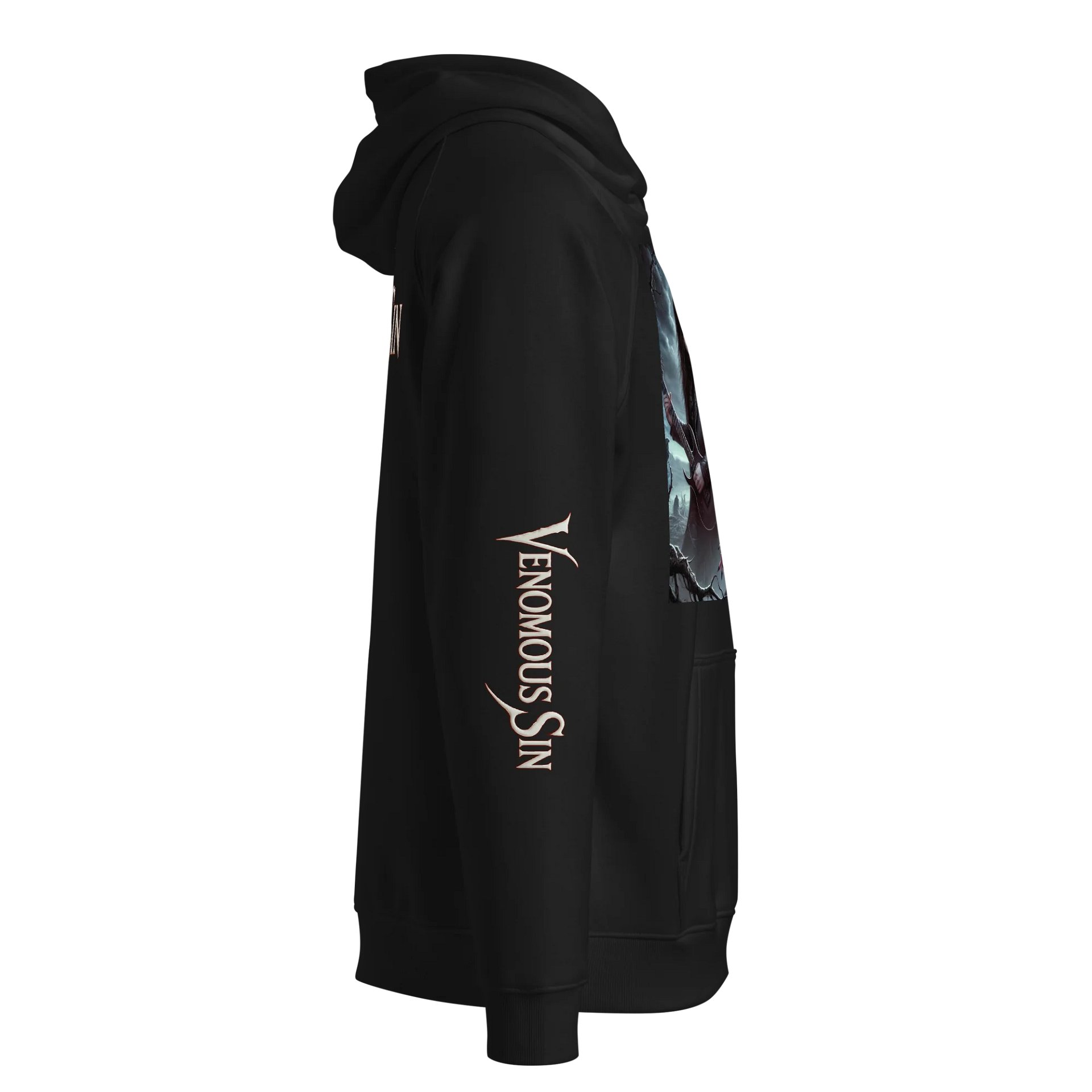 Wounds of Shadows Unisex Raglan Hoodie product image (4)