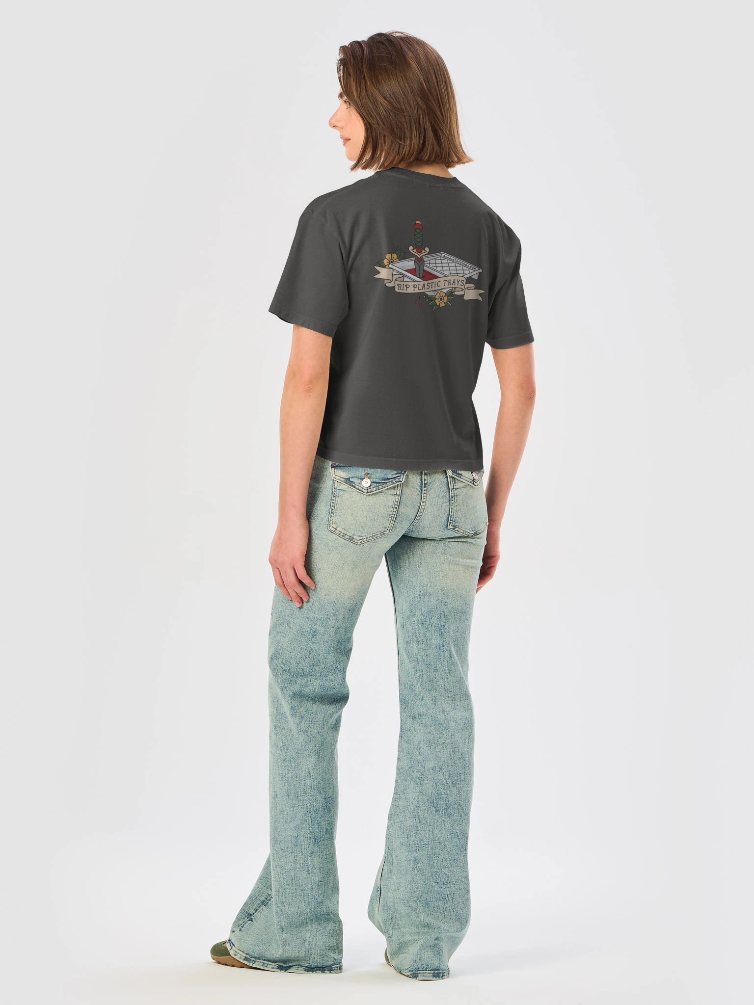 RIP Plastic Trays - Women's Boxy Tee product image (8)