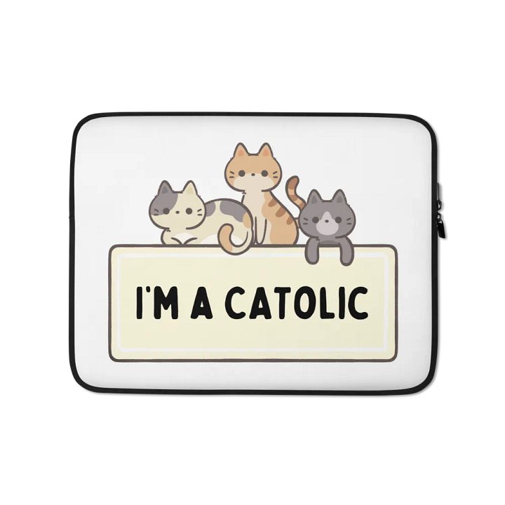 Purr-fectly Punny Laptop Sleeve product image (1)