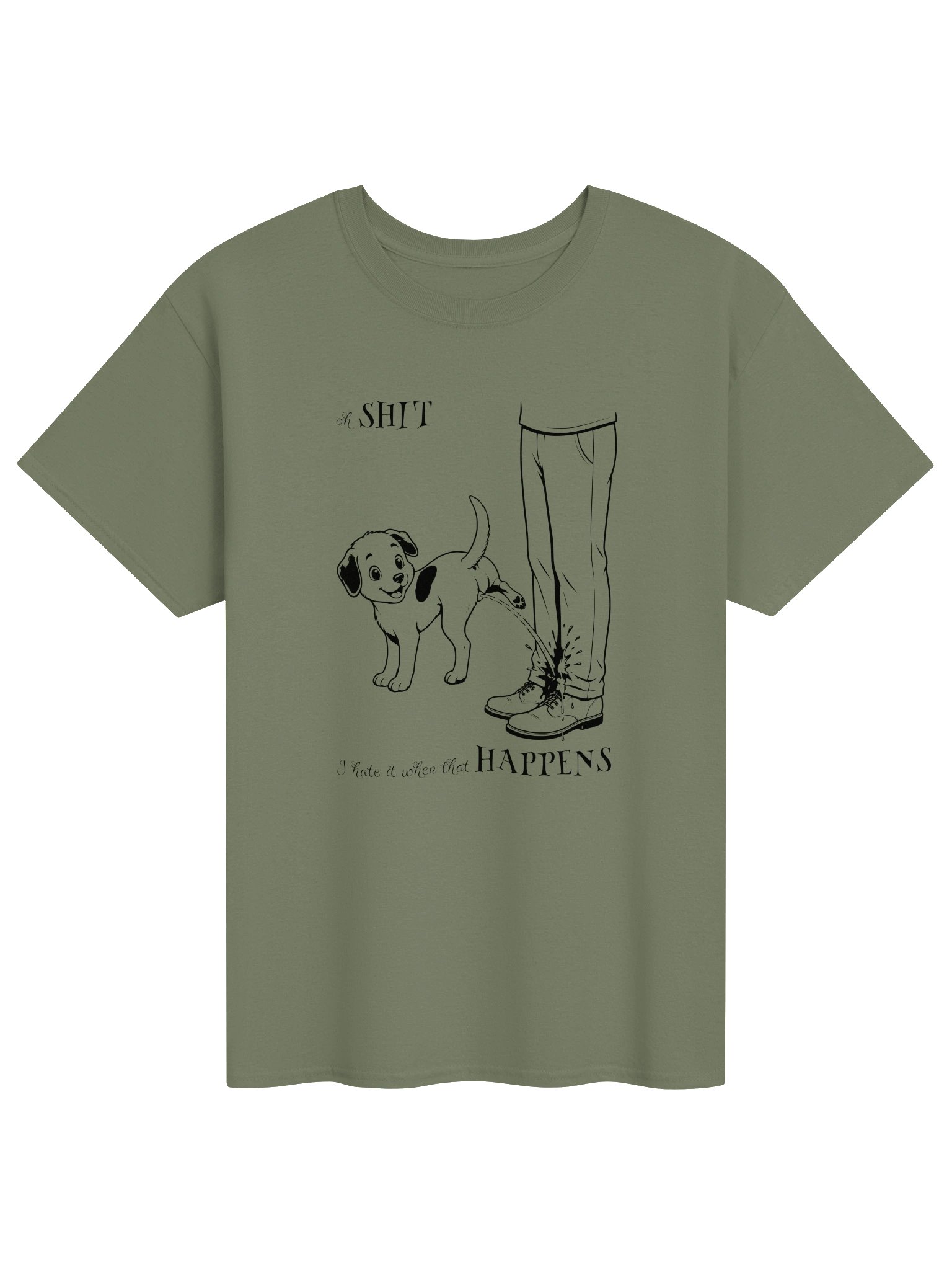 Shit Happens Dog T-shirt product image (1)