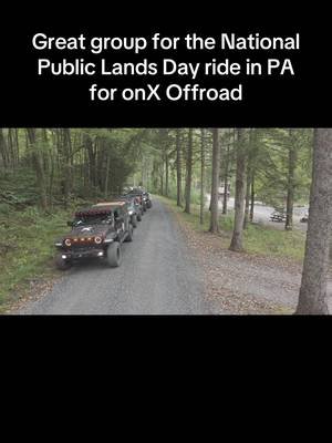 Had a great group for the @onX Offroad #nationalpubliclandsday event in #pennsylvania #onxoffroad #4x4 @onXmaps_official 