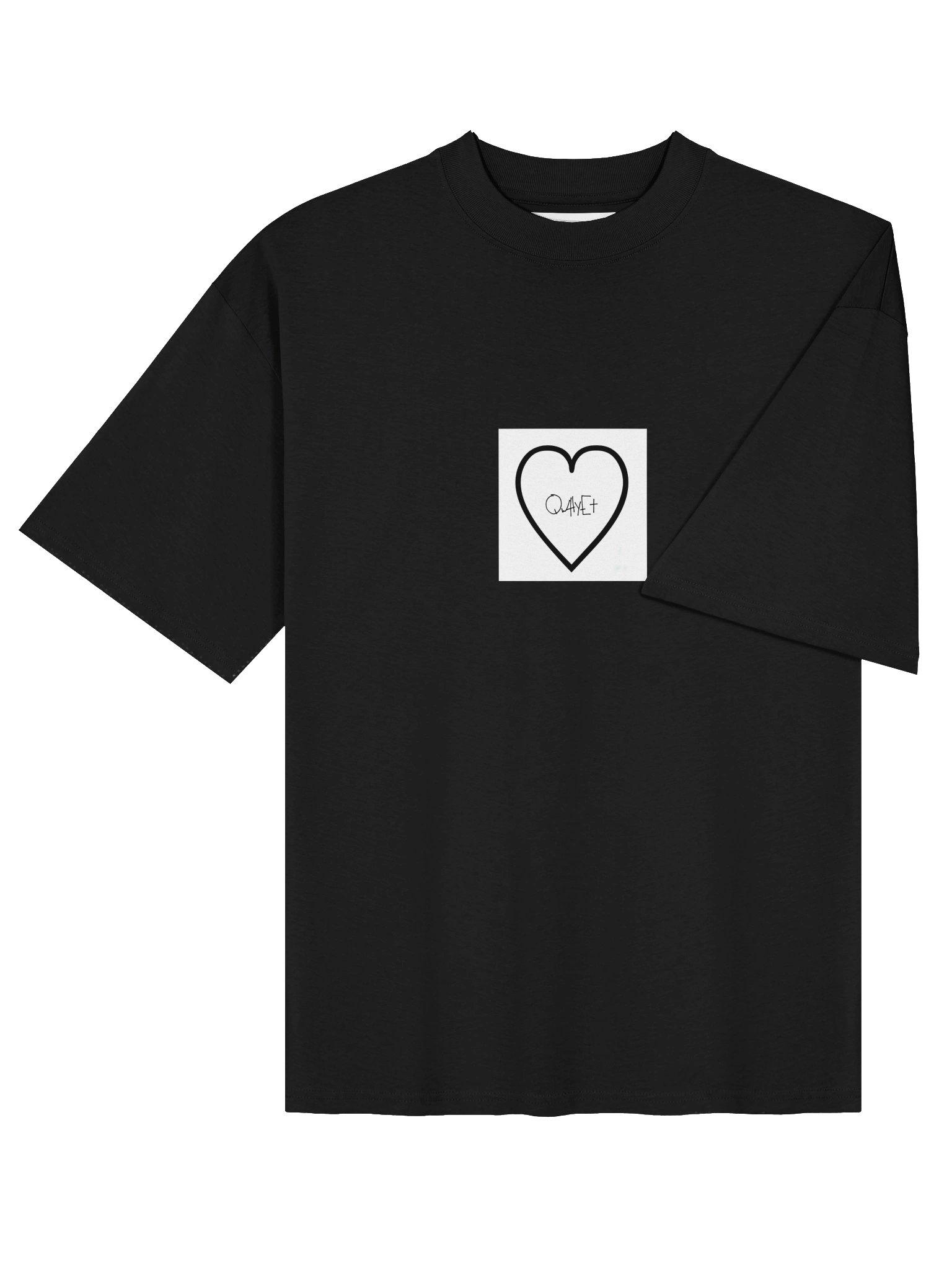 QWHYET HEART Oversized Tee product image (4)