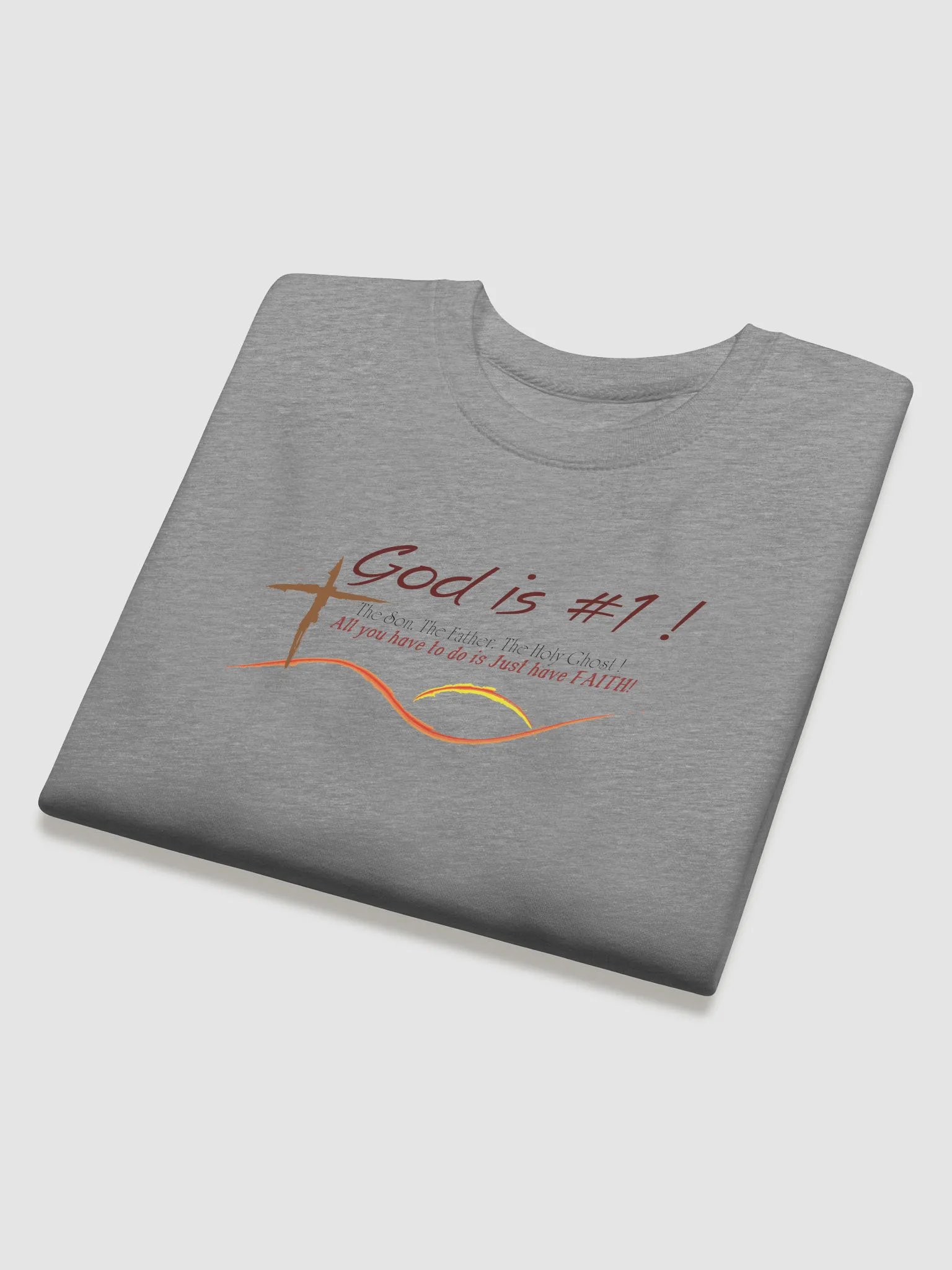 God is#1 long sleeve product image (4)