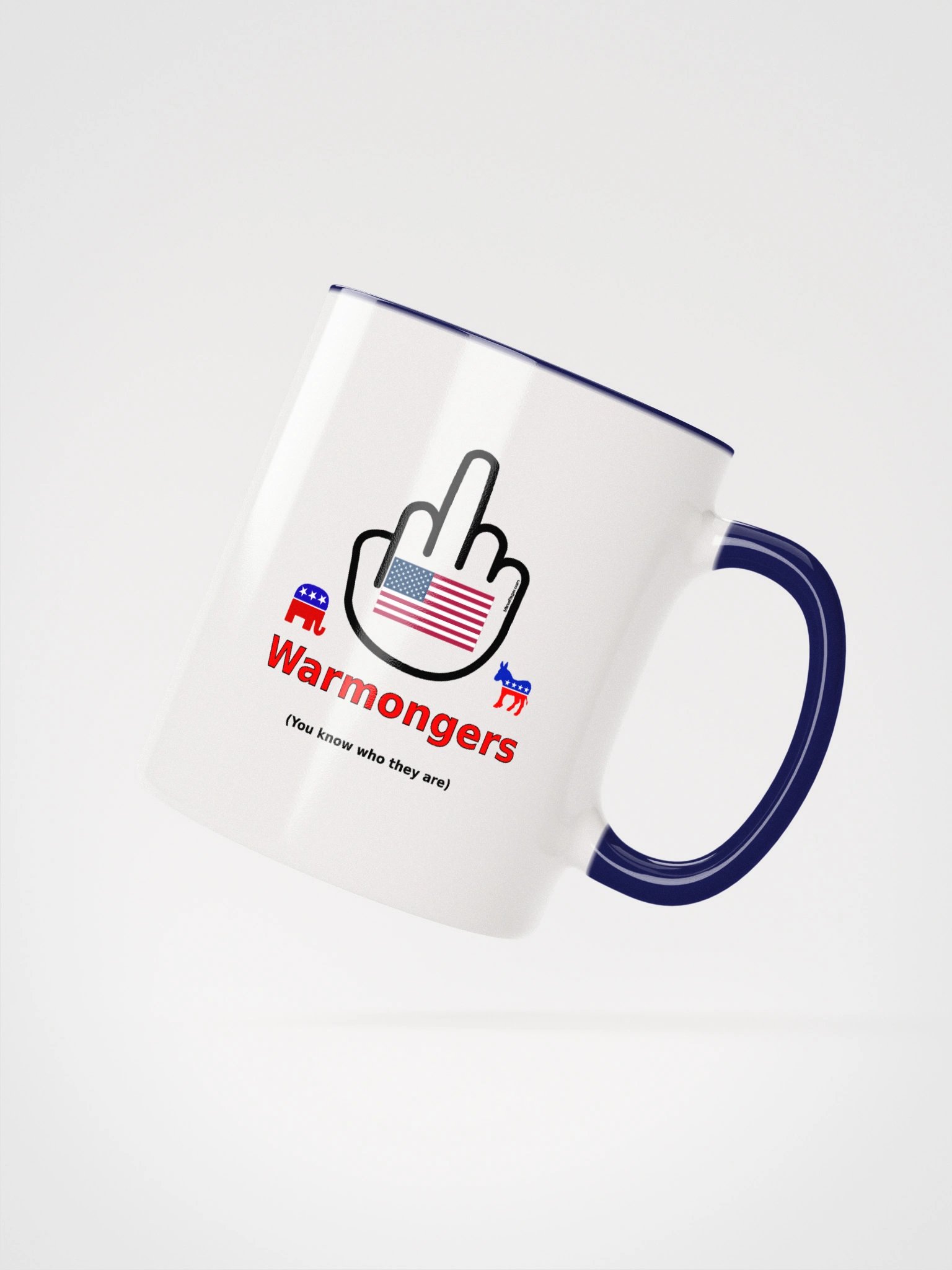Two-tone Ceramic Mug-MisterFinger-War-B product image (25)