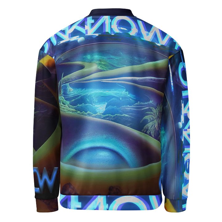 🌀 UNKNOWN All-Over Bomber Jacket product image (1)