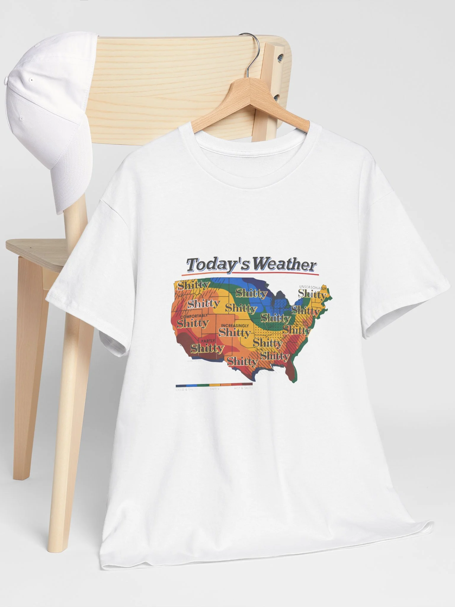 Today’s Weather Shitty Weather Shirt product image (125)