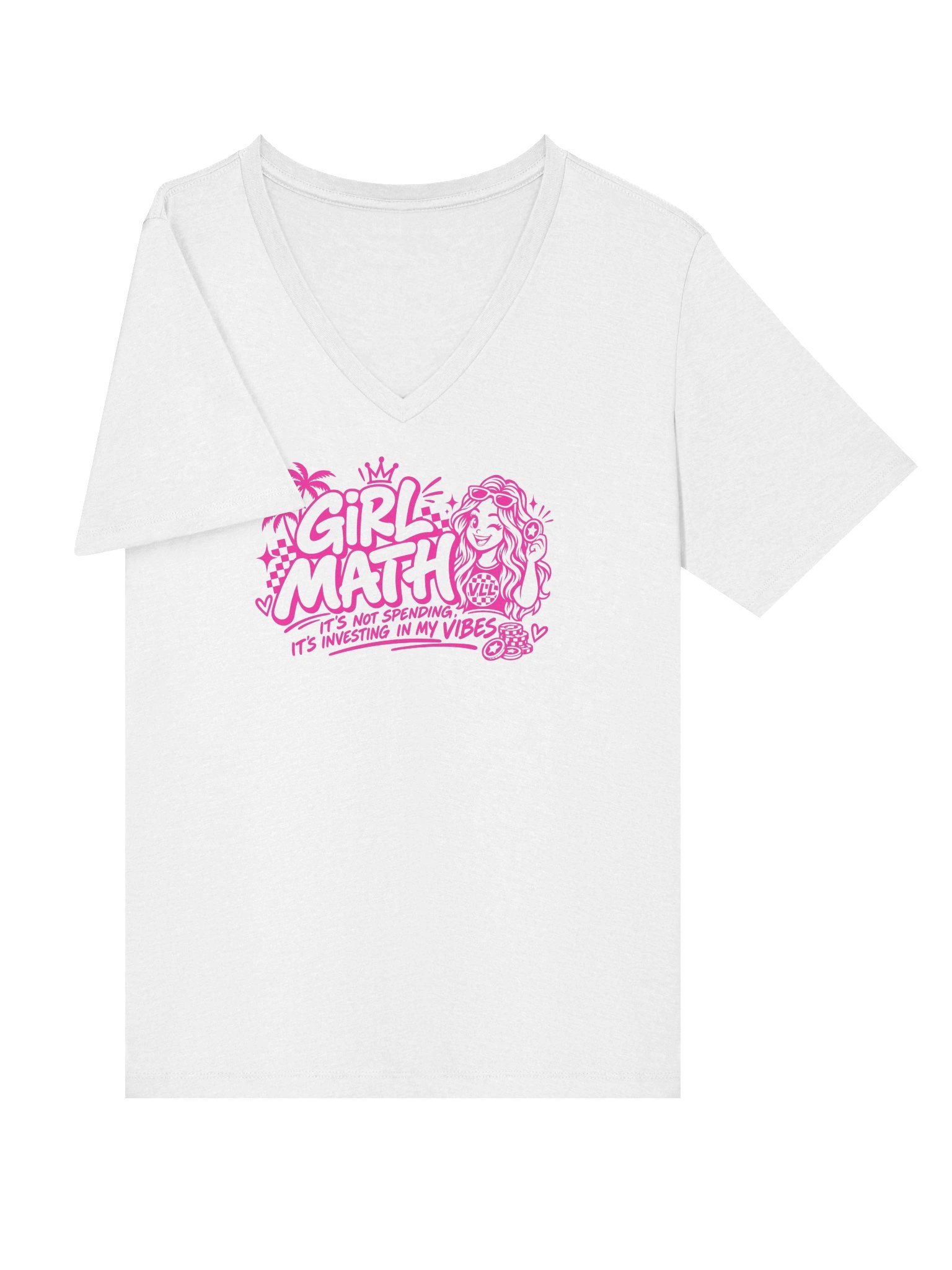 Girl Math V-Neck product image (11)