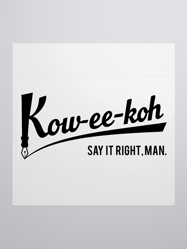 Correct Pronunciation sticker product image (3)