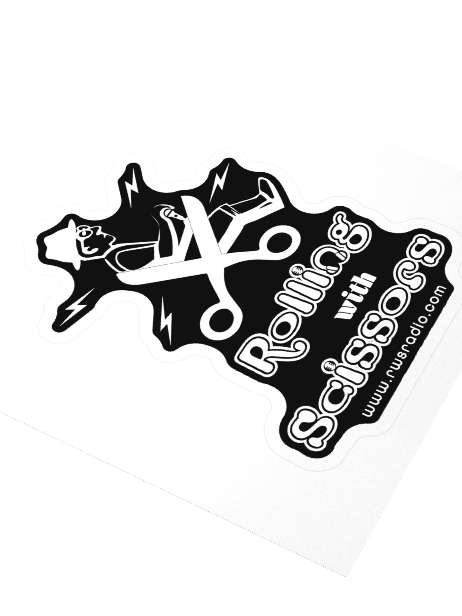 Rolling with Scissors Logo Sticker product image (3)
