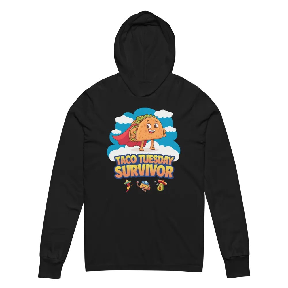 Taco Tuesday Superhero Hoodie Tee Bella+Canvas (Unisex) product image (6)