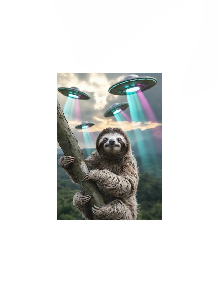 UFO / UAP Earth Arrival Poster – Extraterrestrial Encounter Wall Art product image (2)
