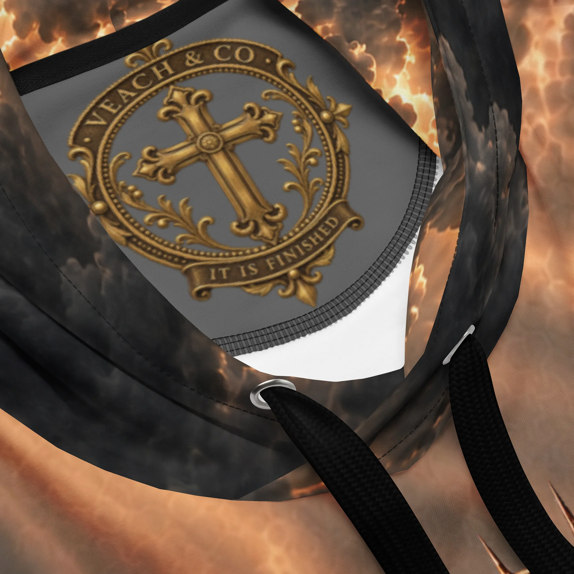 It Is Finished — Crown & Cross All-Over Print Hoodie product image (4)