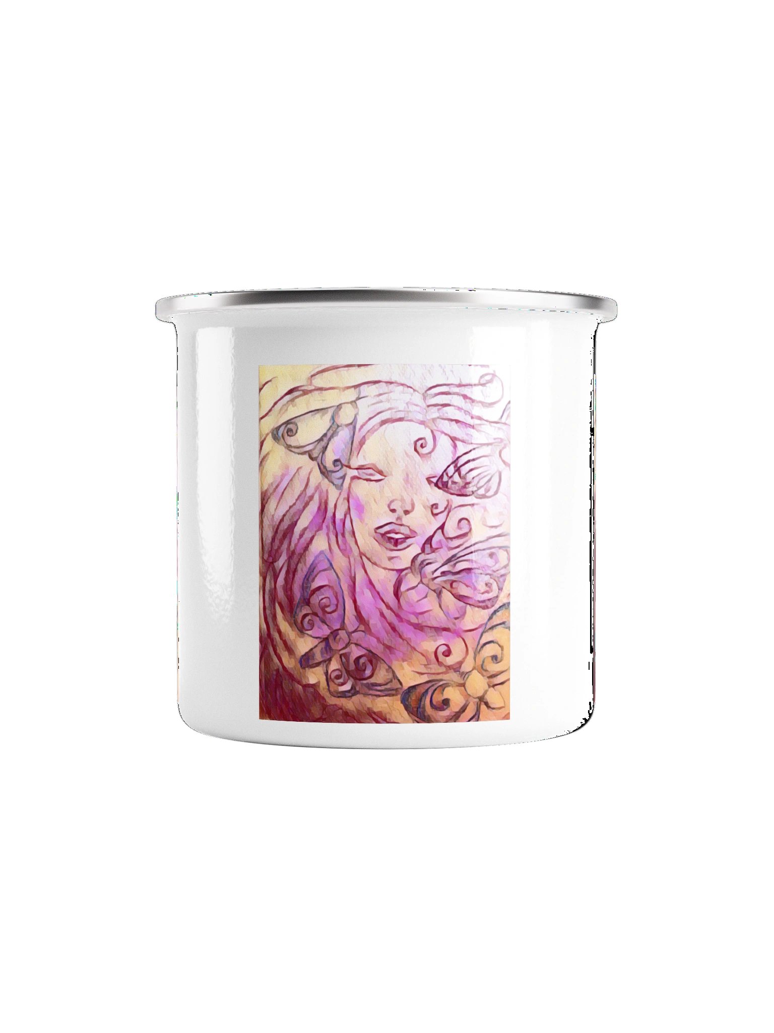 Rose Goddess Enamel Mug product image (2)