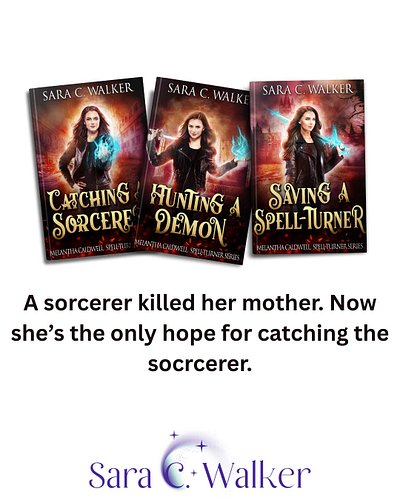 One week left to pre-order SAVING A SPELL-TURNER and to celebrate, both CATCHING A SORCERER and HUNTING A DEMON are on discou...