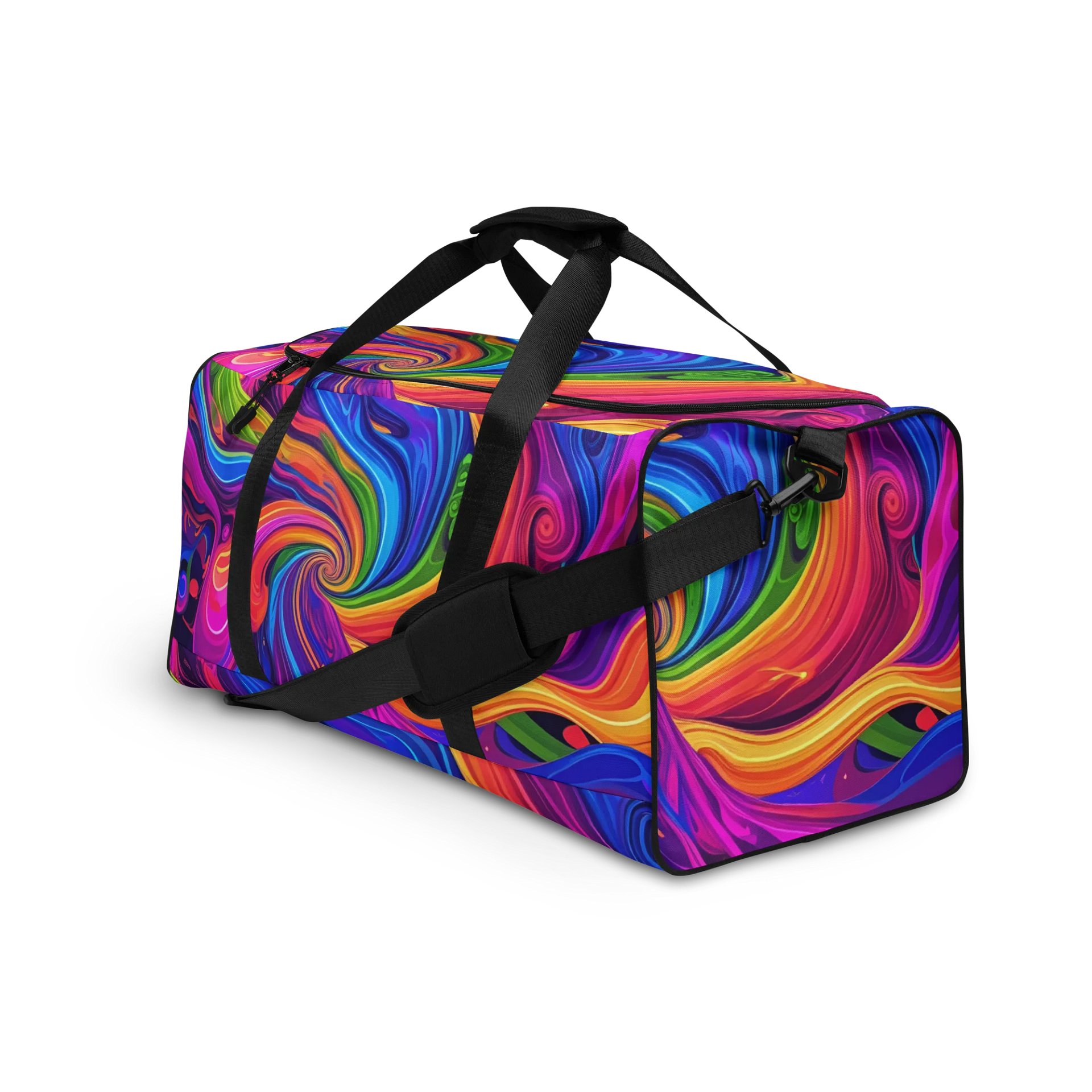 Vibrant Swirl All-Over Duffle Bag product image (3)