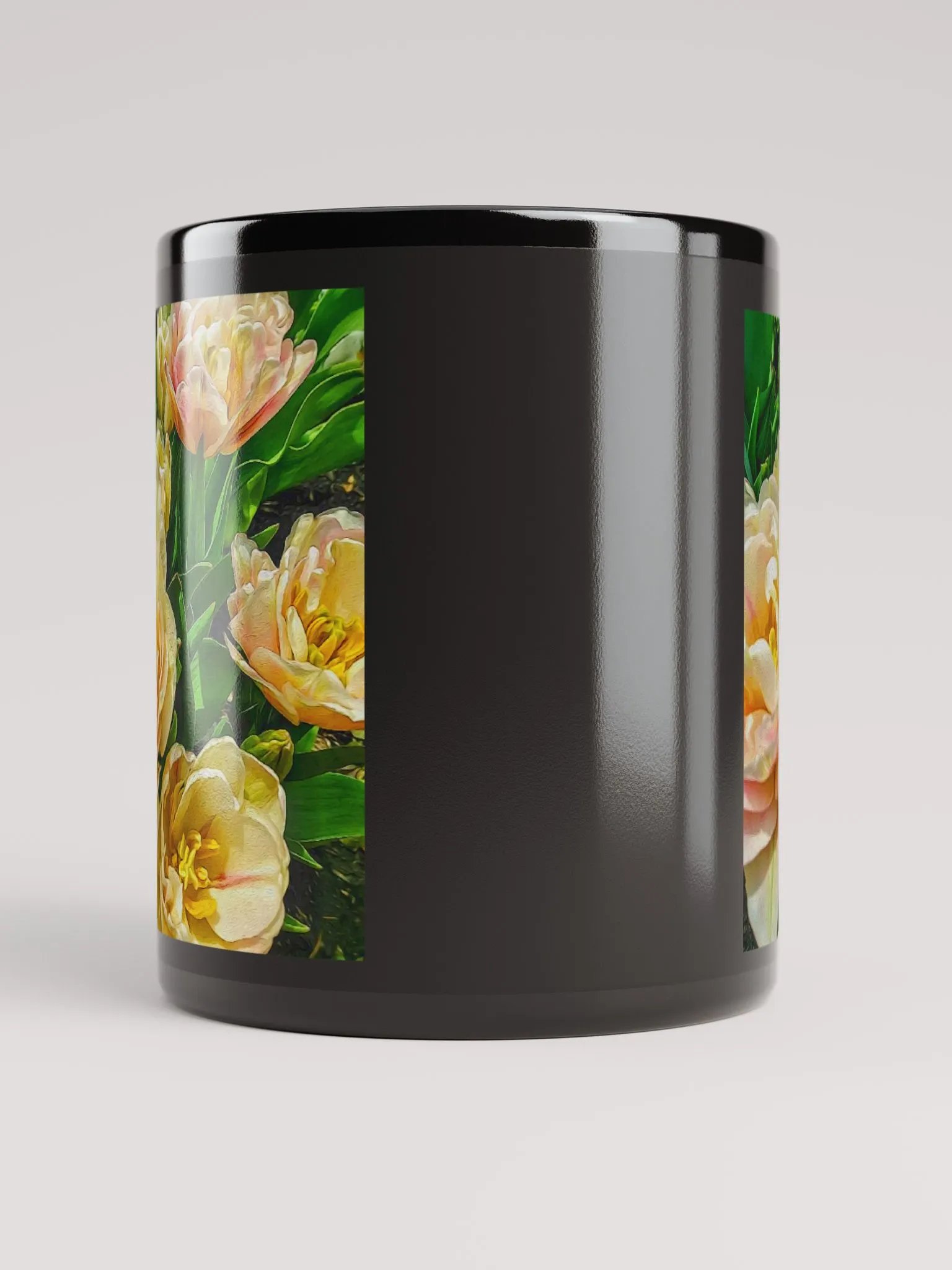 Early Summer Flowers Black Coffee Mug product image (9)