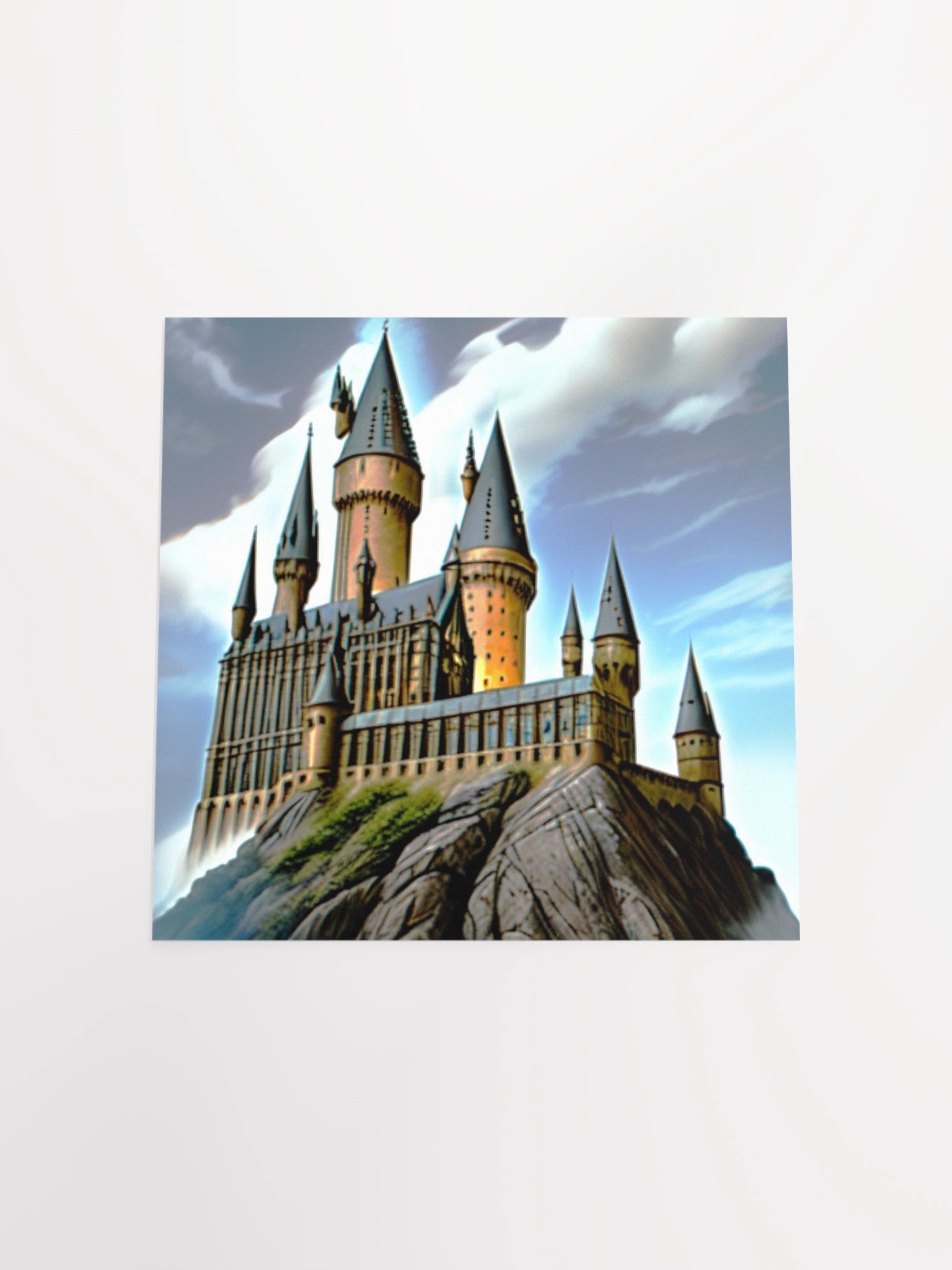 Castle Cliffside Fantasy Poster product image (17)