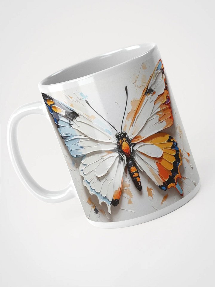 Radiant Butterfly White Glossy Mug product image (2)