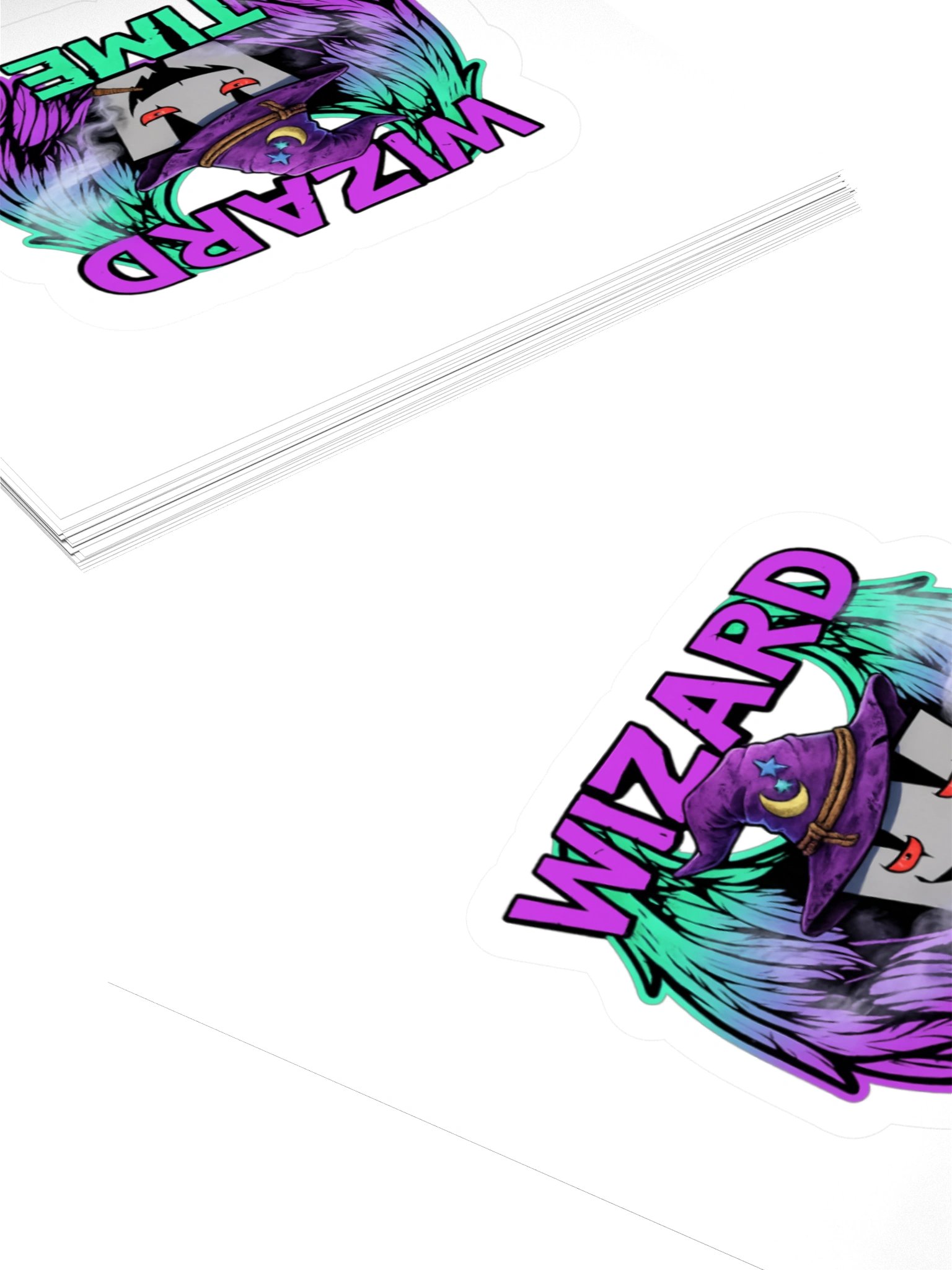 Wizard Time + Wizard Hat Wings Sticker product image (4)