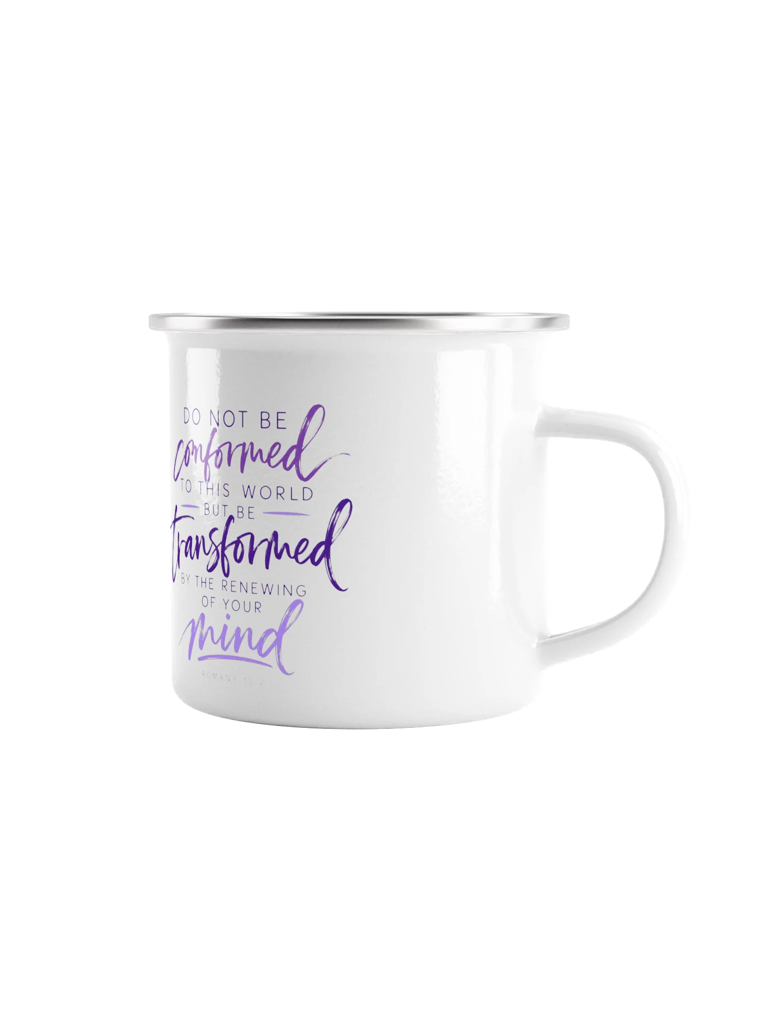 React, Reflect, Respond Enamel Mug product image (3)