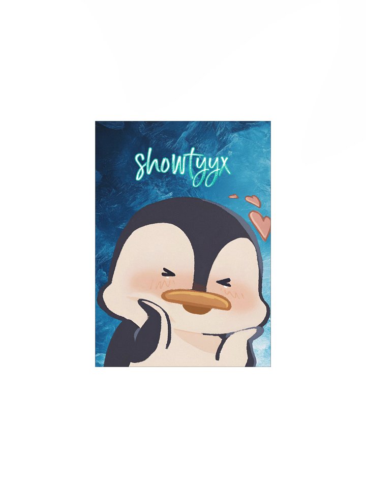 Blushy Penguin Enhanced Matte Paper Poster product image (1)