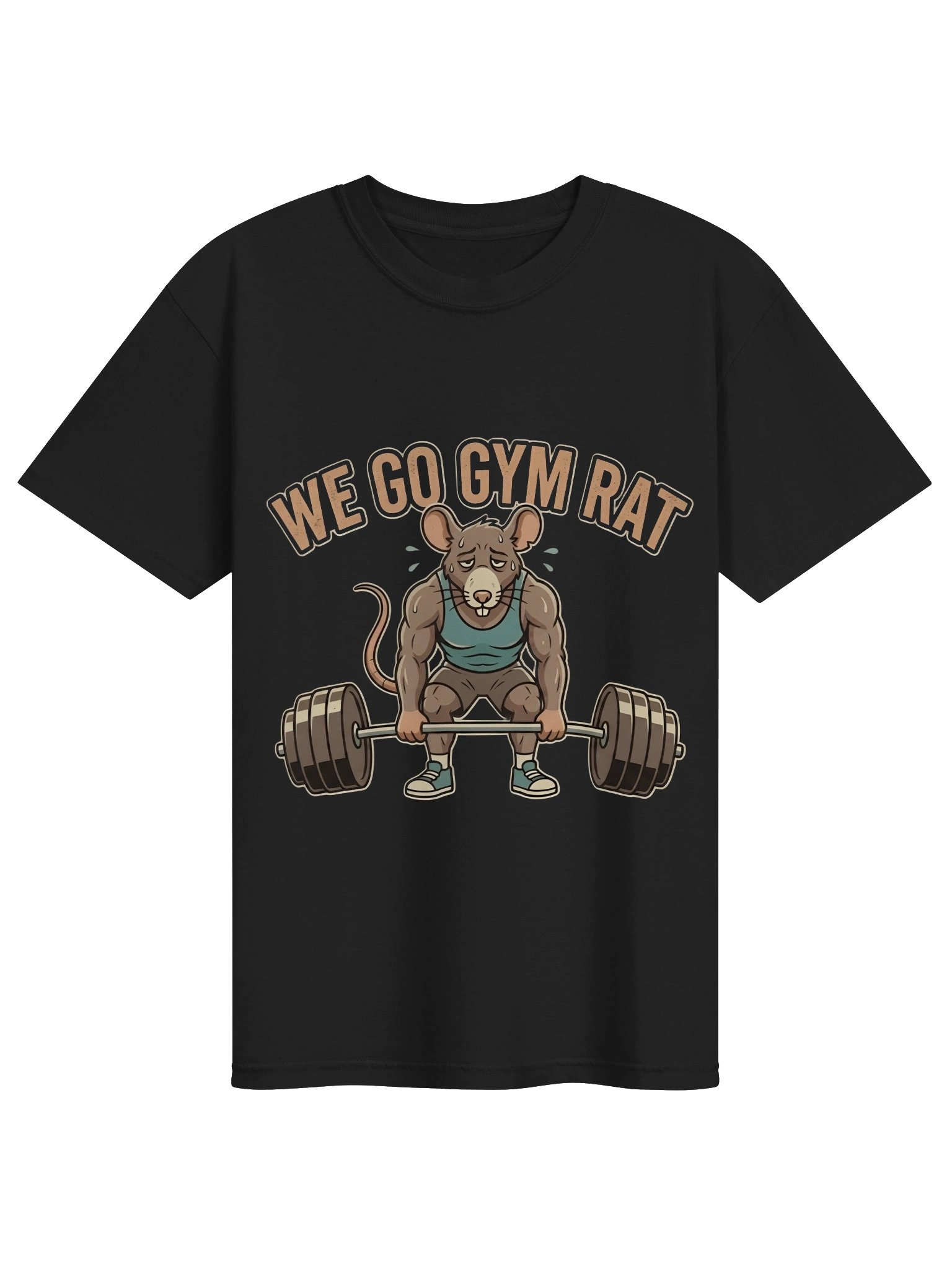 We Go Gym Rat Tee — Funny Gym Meme T-Shirt product image (2)