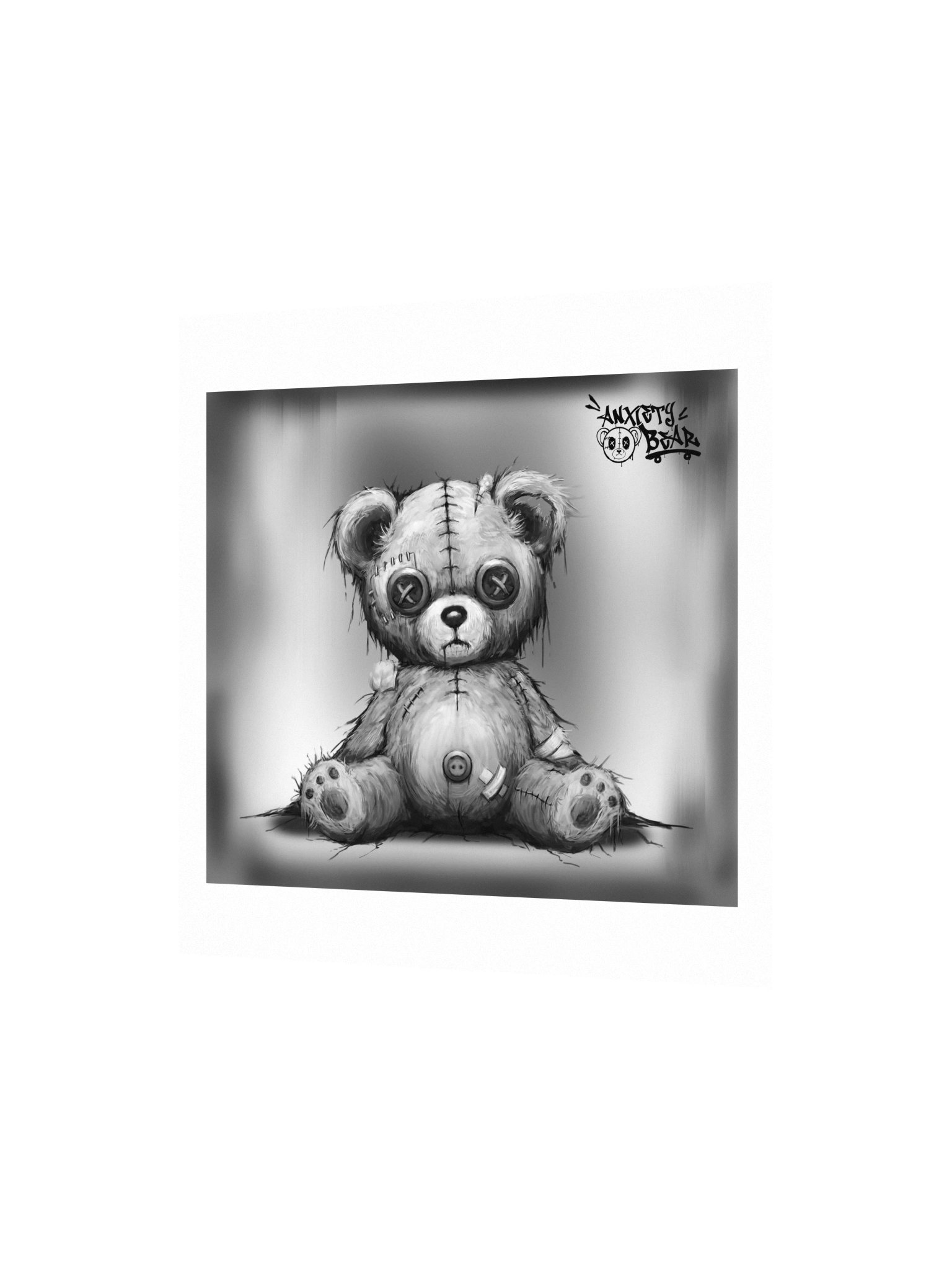 Anxiety Bear Spooky Poster product image (4)