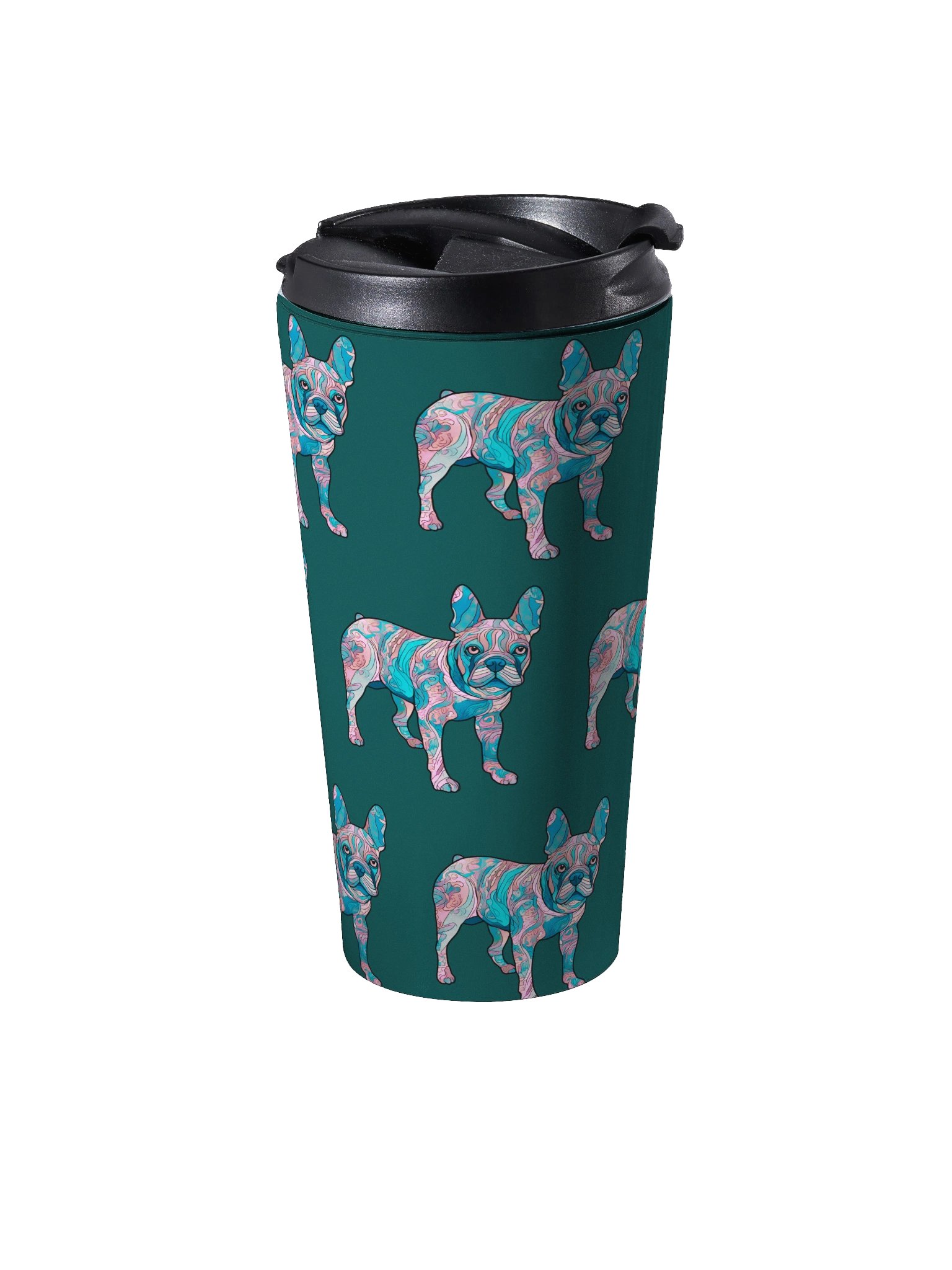 Groovy Frenchie #2 - Stainless Steel Travel Mug product image (3)