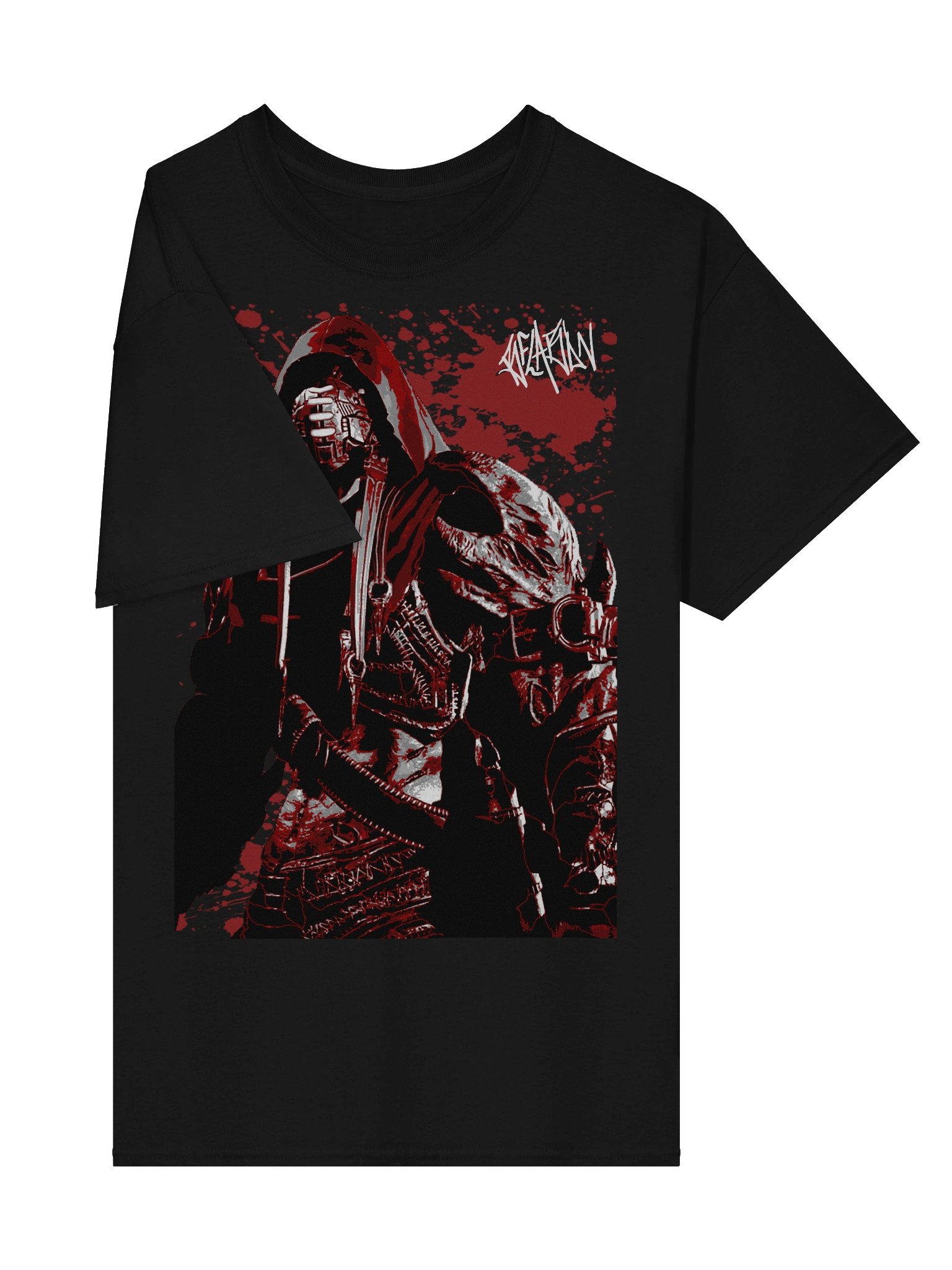 Skorge paintint tee (BLACK) product image (4)