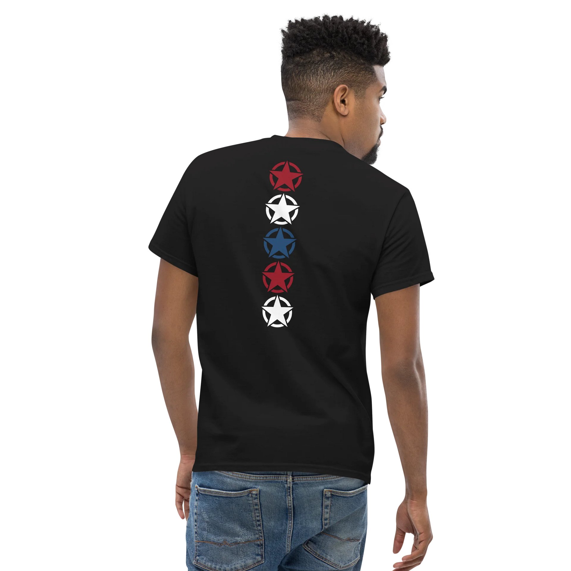Tri-Star Emblem Streetwear T-Shirt product image (5)