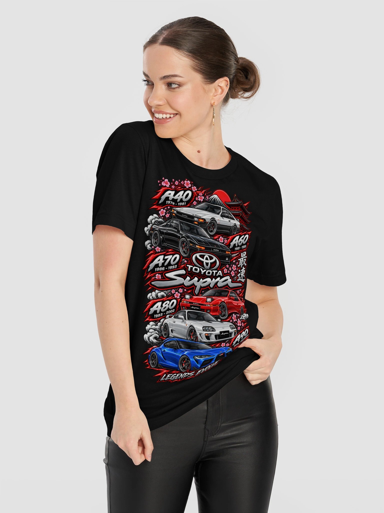 Toyota Supra Generations Tribute Tee product image (1)