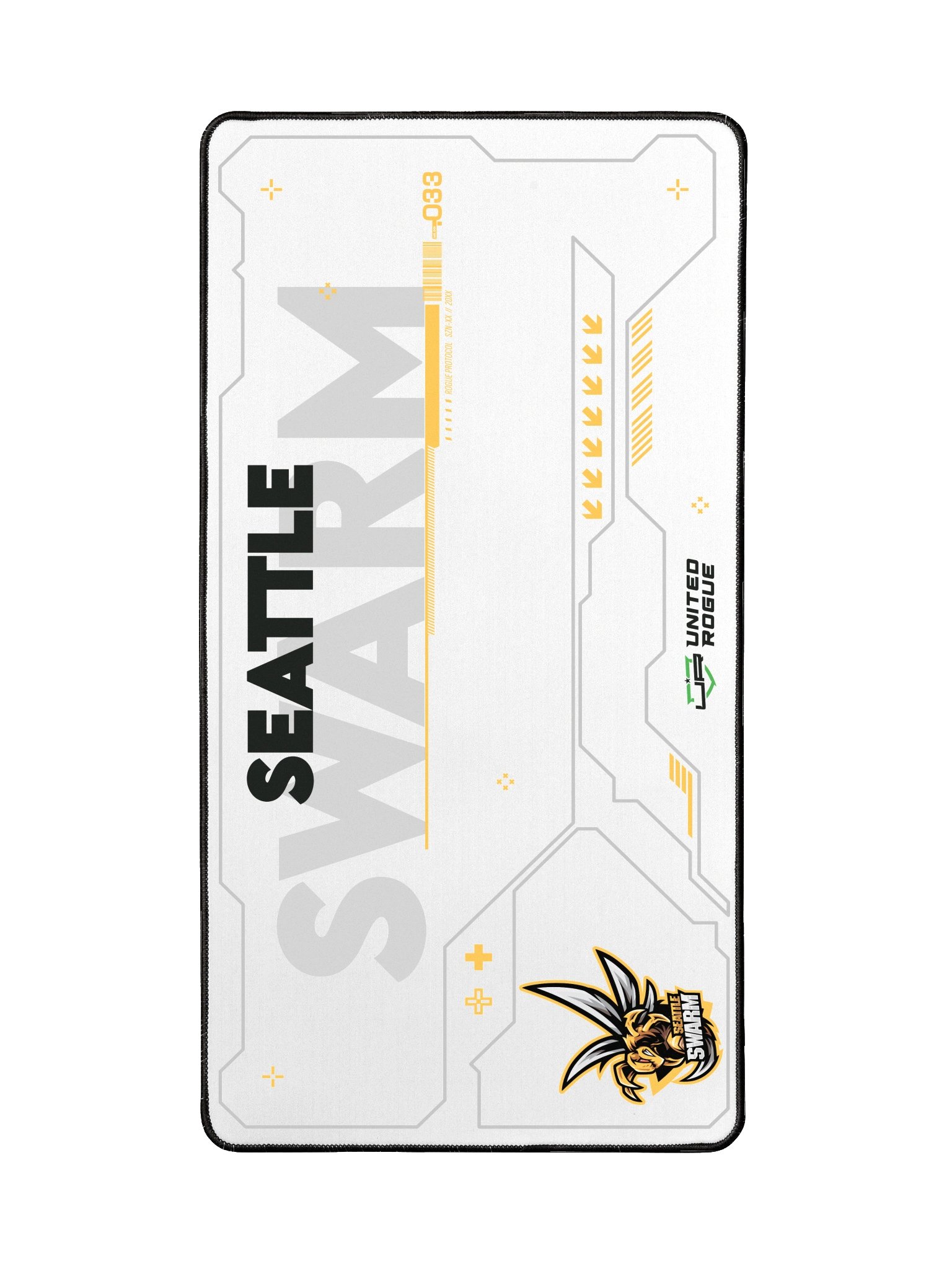 Seattle Swarm White Desk Mat product image (2)