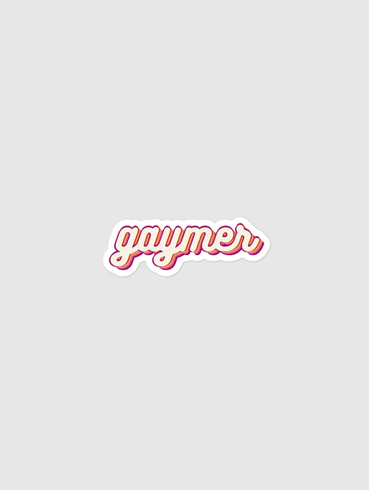 GAYMER STICKER - LESBIAN PRIDE product image (1)