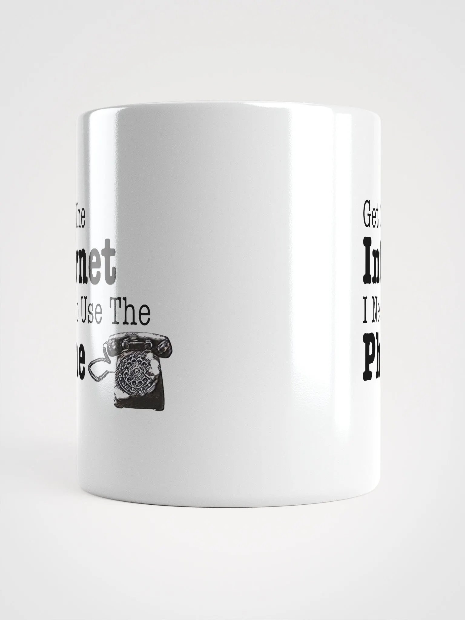 Get Off the Internet Rotary Phone Mug product image (2)