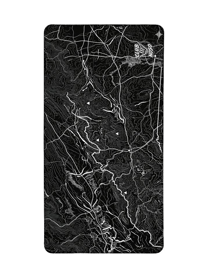 Club Noso Shaka Hand Topographic Desk Mat product image (2)