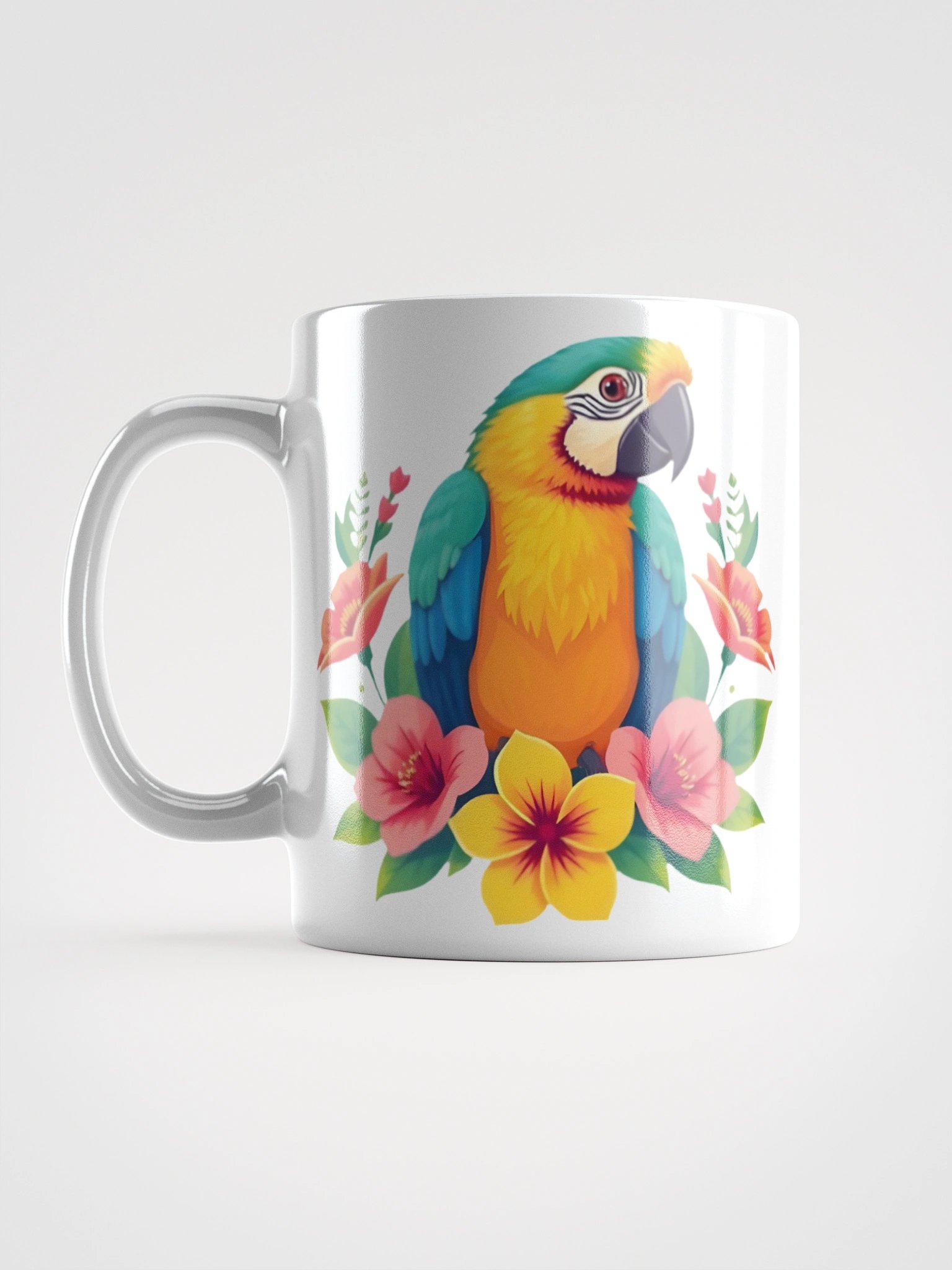 Floral Parrot Mug product image (18)
