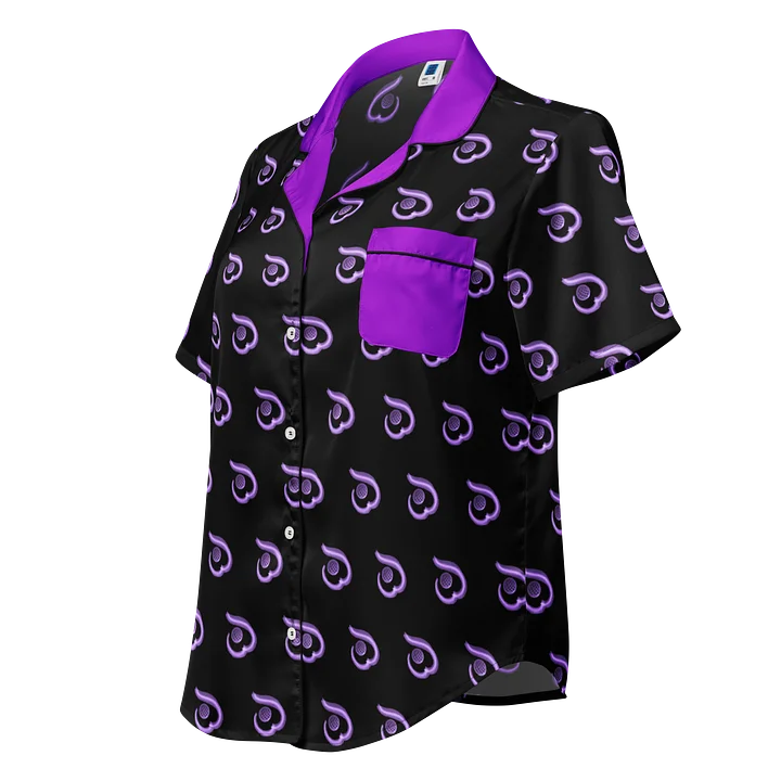 WILLOWISP Super Spy Patterned Short Sleeve Pajama Top product image (1)
