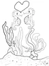 Seahorse Love Coloring page 2026